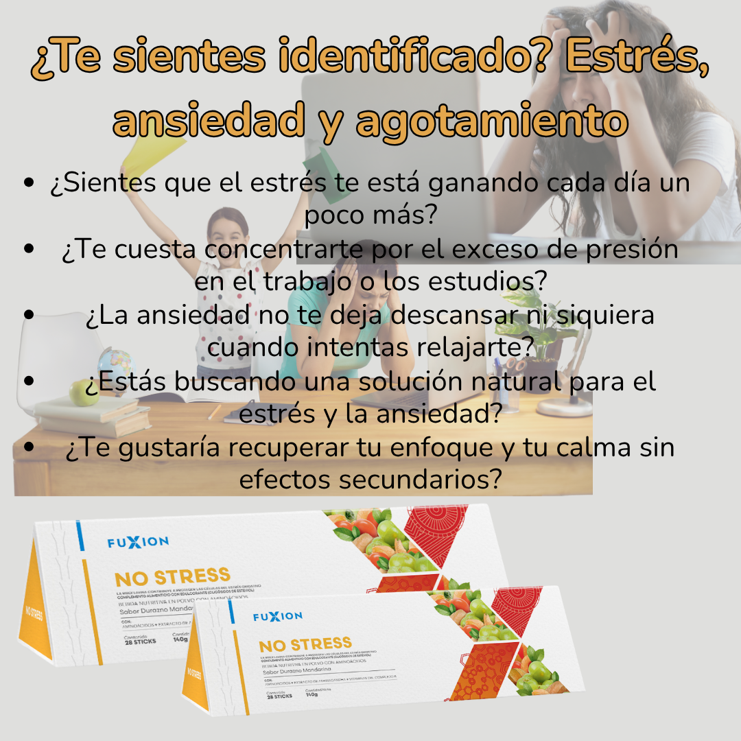 NO STRESS de Fuxion – Calma, claridad y control