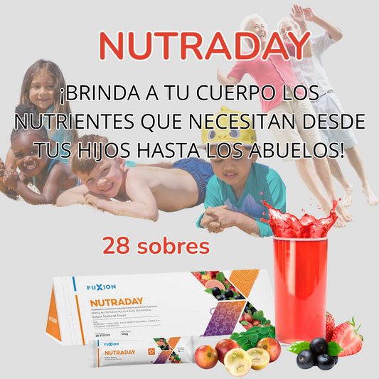 🍃NUTRADAY ¡BRINDA A TU CUERPO LOS NUTRIENTES QUE NECESITA!