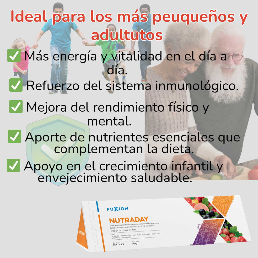 🍃NUTRADAY ¡BRINDA A TU CUERPO LOS NUTRIENTES QUE NECESITA!