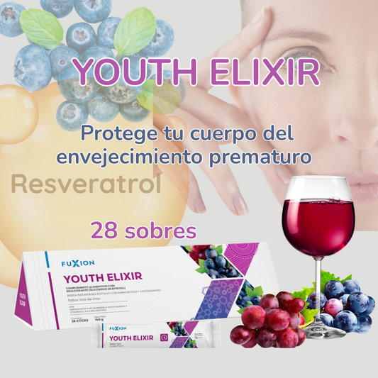 YOUTH ELIXIR de Fuxion – Rejuvenece tu energía, piel y mente