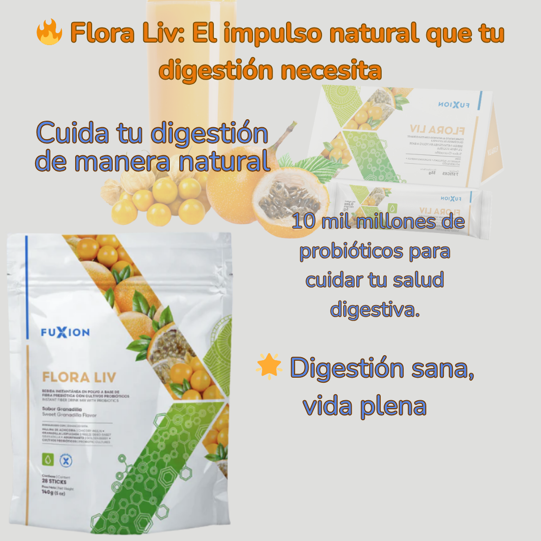Flora liv De Fuxion Cero Gastritis y helicobacter. P