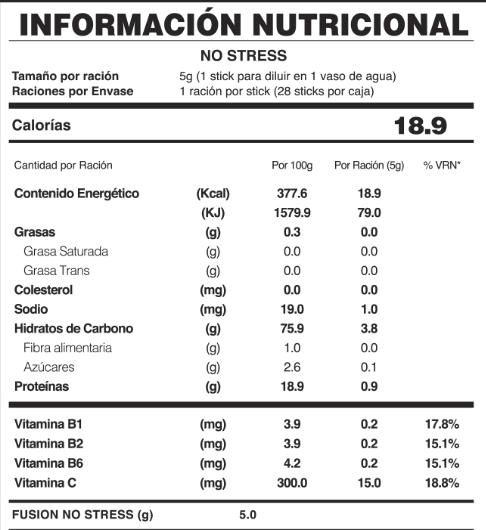 NO STRESS de Fuxion – Calma, claridad y control