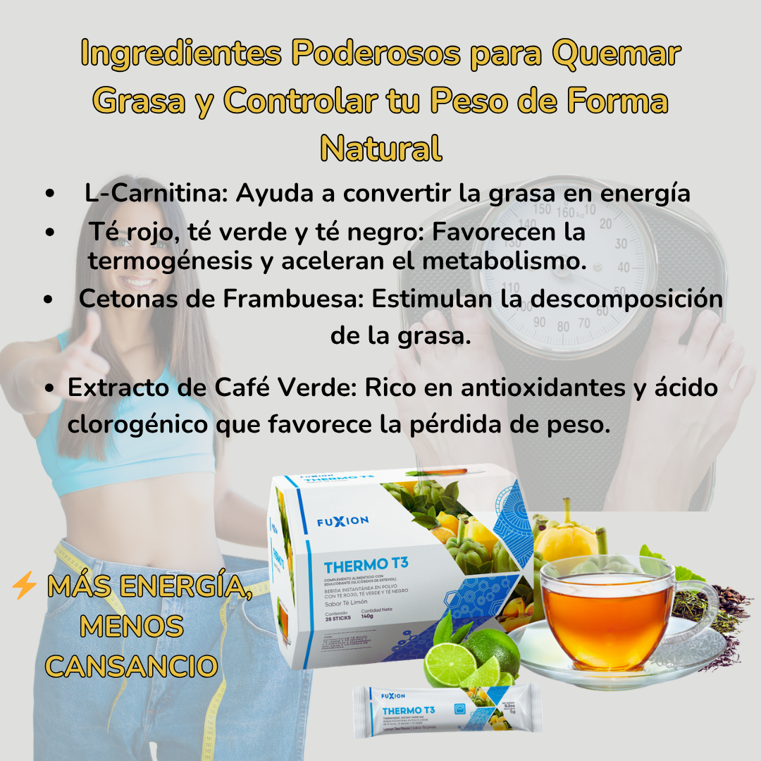 Thermo T3 Quemador de Grasa Natural