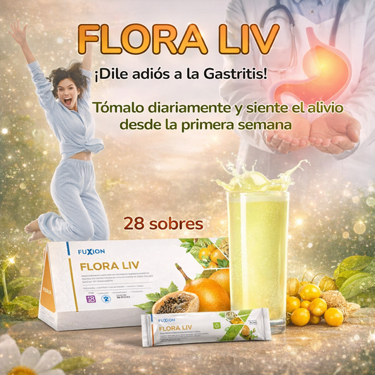 Flora liv De Fuxion Cero Gastritis y helicobacter. P