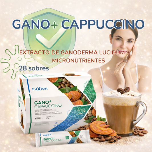 GANO+ CAPPUCCINO DE FUXION Ganoderma Lucidum+ Micronutrientes