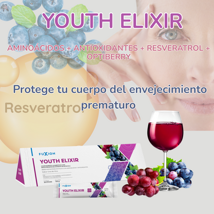 YOUTH ELIXIR de Fuxion – Rejuvenece tu energía, piel y mente