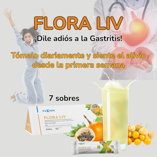 Flora liv De Fuxion Cero Gastritis y helicobacter. P